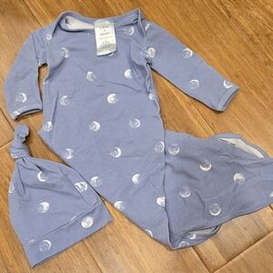 Aden + Anais Knotted Gown & Cap